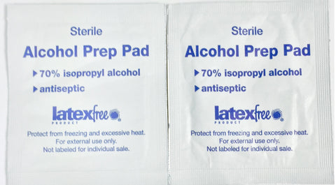 Alcohol Prep Pads Replacement - 20 Count